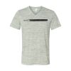 White Marble Unisex Jersey Short-Sleeve V-Neck T-Shirt Thumbnail