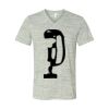 White Marble Unisex Jersey Short-Sleeve V-Neck T-Shirt Thumbnail