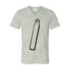 White Marble Unisex Jersey Short-Sleeve V-Neck T-Shirt Thumbnail