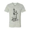 White Marble Unisex Jersey Short-Sleeve V-Neck T-Shirt Thumbnail
