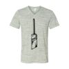 White Marble Unisex Jersey Short-Sleeve V-Neck T-Shirt Thumbnail