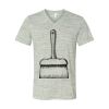 White Marble Unisex Jersey Short-Sleeve V-Neck T-Shirt Thumbnail