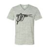 White Marble Unisex Jersey Short-Sleeve V-Neck T-Shirt Thumbnail
