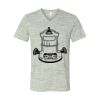 White Marble Unisex Jersey Short-Sleeve V-Neck T-Shirt Thumbnail