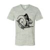 White Marble Unisex Jersey Short-Sleeve V-Neck T-Shirt Thumbnail