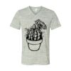 White Marble Unisex Jersey Short-Sleeve V-Neck T-Shirt Thumbnail