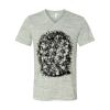 White Marble Unisex Jersey Short-Sleeve V-Neck T-Shirt Thumbnail