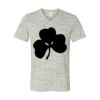 White Marble Unisex Jersey Short-Sleeve V-Neck T-Shirt Thumbnail