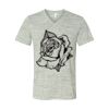 White Marble Unisex Jersey Short-Sleeve V-Neck T-Shirt Thumbnail