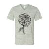 White Marble Unisex Jersey Short-Sleeve V-Neck T-Shirt Thumbnail