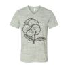 White Marble Unisex Jersey Short-Sleeve V-Neck T-Shirt Thumbnail