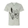 White Marble Unisex Jersey Short-Sleeve V-Neck T-Shirt Thumbnail