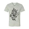 White Marble Unisex Jersey Short-Sleeve V-Neck T-Shirt Thumbnail