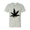 White Marble Unisex Jersey Short-Sleeve V-Neck T-Shirt Thumbnail