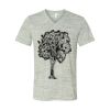 White Marble Unisex Jersey Short-Sleeve V-Neck T-Shirt Thumbnail