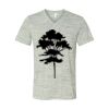White Marble Unisex Jersey Short-Sleeve V-Neck T-Shirt Thumbnail