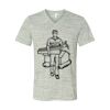 White Marble Unisex Jersey Short-Sleeve V-Neck T-Shirt Thumbnail