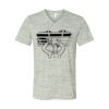 White Marble Unisex Jersey Short-Sleeve V-Neck T-Shirt Thumbnail