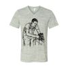 White Marble Unisex Jersey Short-Sleeve V-Neck T-Shirt Thumbnail
