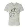White Marble Unisex Jersey Short-Sleeve V-Neck T-Shirt Thumbnail