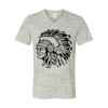 White Marble Unisex Jersey Short-Sleeve V-Neck T-Shirt Thumbnail