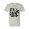 White Marble Unisex Jersey Short-Sleeve V-Neck T-Shirt Thumbnail