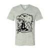 White Marble Unisex Jersey Short-Sleeve V-Neck T-Shirt Thumbnail