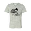 White Marble Unisex Jersey Short-Sleeve V-Neck T-Shirt Thumbnail