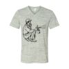 White Marble Unisex Jersey Short-Sleeve V-Neck T-Shirt Thumbnail