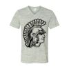 White Marble Unisex Jersey Short-Sleeve V-Neck T-Shirt Thumbnail