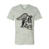 White Marble Unisex Jersey Short-Sleeve V-Neck T-Shirt Thumbnail