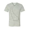 White Marble Unisex Jersey Short-Sleeve V-Neck T-Shirt Thumbnail