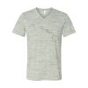 White Marble Unisex Jersey Short-Sleeve V-Neck T-Shirt Thumbnail