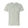 White Marble Unisex Jersey Short-Sleeve V-Neck T-Shirt Thumbnail