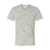 White Marble Unisex Jersey Short-Sleeve V-Neck T-Shirt Thumbnail