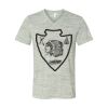 White Marble Unisex Jersey Short-Sleeve V-Neck T-Shirt Thumbnail