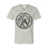 White Marble Unisex Jersey Short-Sleeve V-Neck T-Shirt Thumbnail