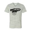 White Marble Unisex Jersey Short-Sleeve V-Neck T-Shirt Thumbnail