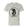 White Marble Unisex Jersey Short-Sleeve V-Neck T-Shirt Thumbnail