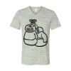 White Marble Unisex Jersey Short-Sleeve V-Neck T-Shirt Thumbnail