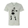 White Marble Unisex Jersey Short-Sleeve V-Neck T-Shirt Thumbnail