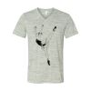 White Marble Unisex Jersey Short-Sleeve V-Neck T-Shirt Thumbnail