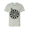 White Marble Unisex Jersey Short-Sleeve V-Neck T-Shirt Thumbnail