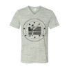 White Marble Unisex Jersey Short-Sleeve V-Neck T-Shirt Thumbnail