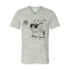 White Marble Unisex Jersey Short-Sleeve V-Neck T-Shirt Thumbnail
