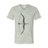 White Marble Unisex Jersey Short-Sleeve V-Neck T-Shirt Thumbnail