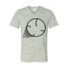 White Marble Unisex Jersey Short-Sleeve V-Neck T-Shirt Thumbnail