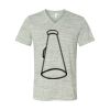 White Marble Unisex Jersey Short-Sleeve V-Neck T-Shirt Thumbnail
