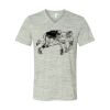 White Marble Unisex Jersey Short-Sleeve V-Neck T-Shirt Thumbnail