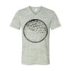 White Marble Unisex Jersey Short-Sleeve V-Neck T-Shirt Thumbnail